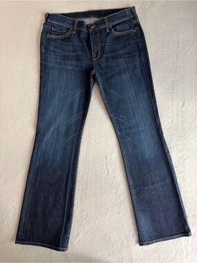 Citizens of Humanity Trouser Wide Leg Jeans Size 31 Medium Wash ITEM2638